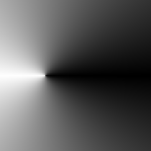 conic gradient of black and white