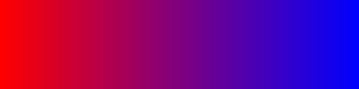 gradient from red to blue