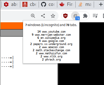 tabs chrome extension